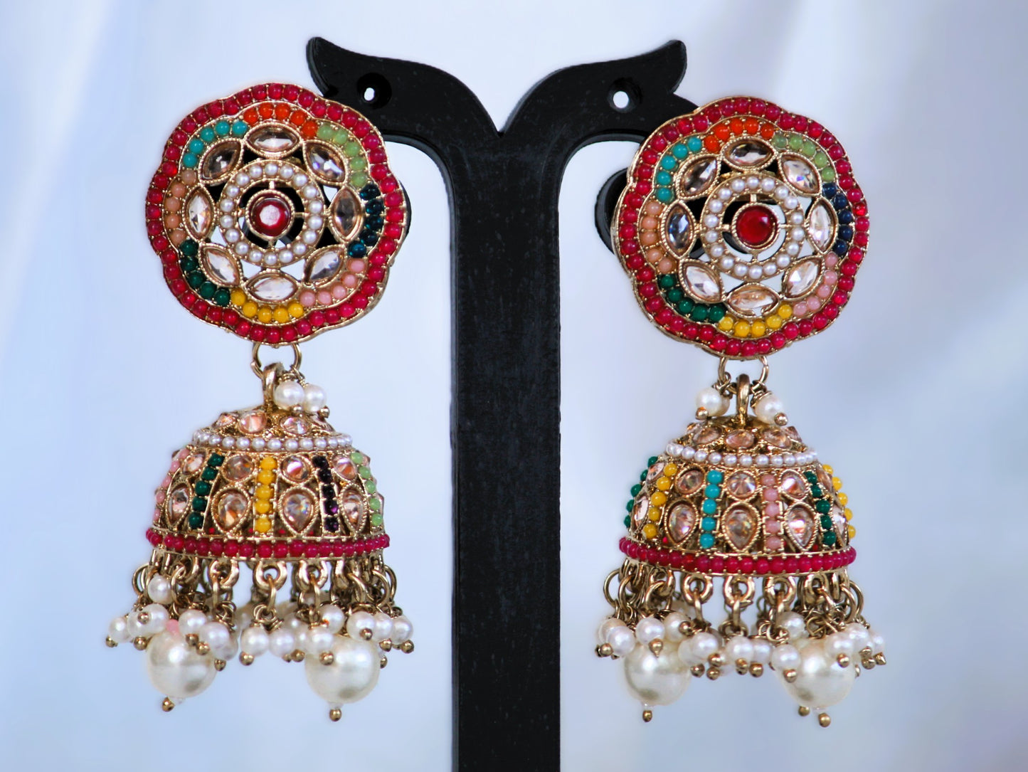 Multicolor Bipasha Pearl Jewellery Set