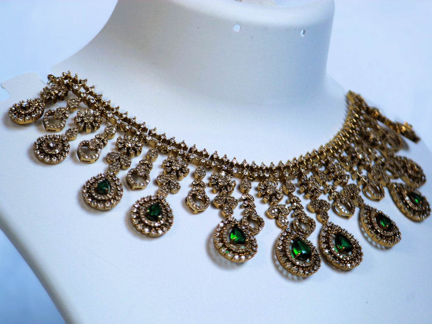 Green Mahika Zirconia Jewellery Set