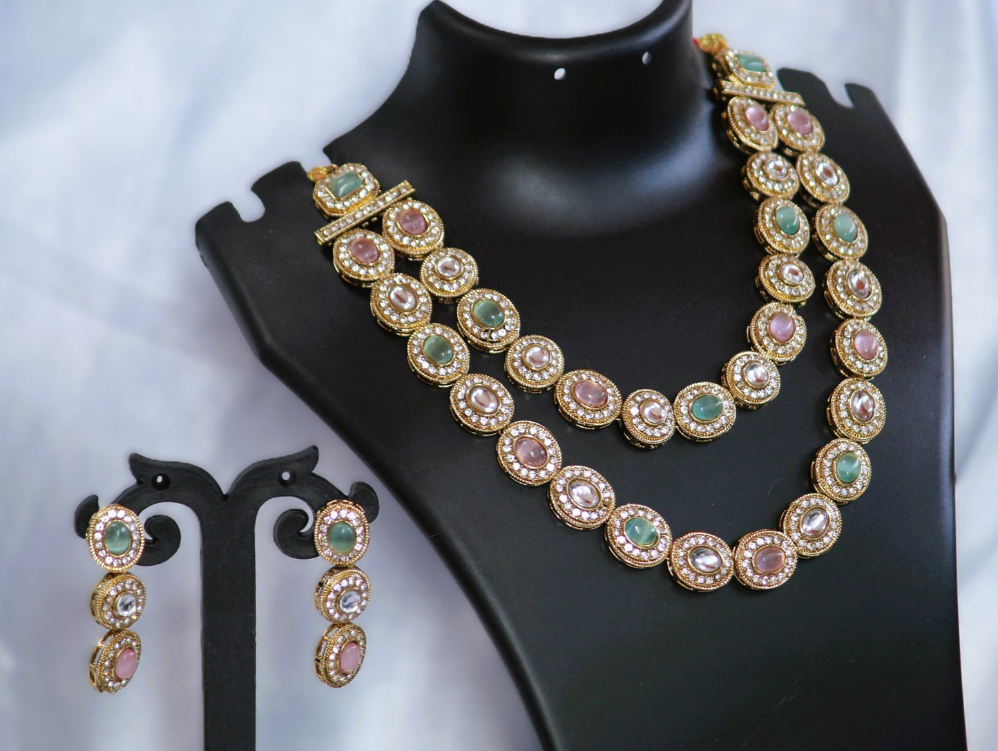 Ruby Pranjali Jewellery Set