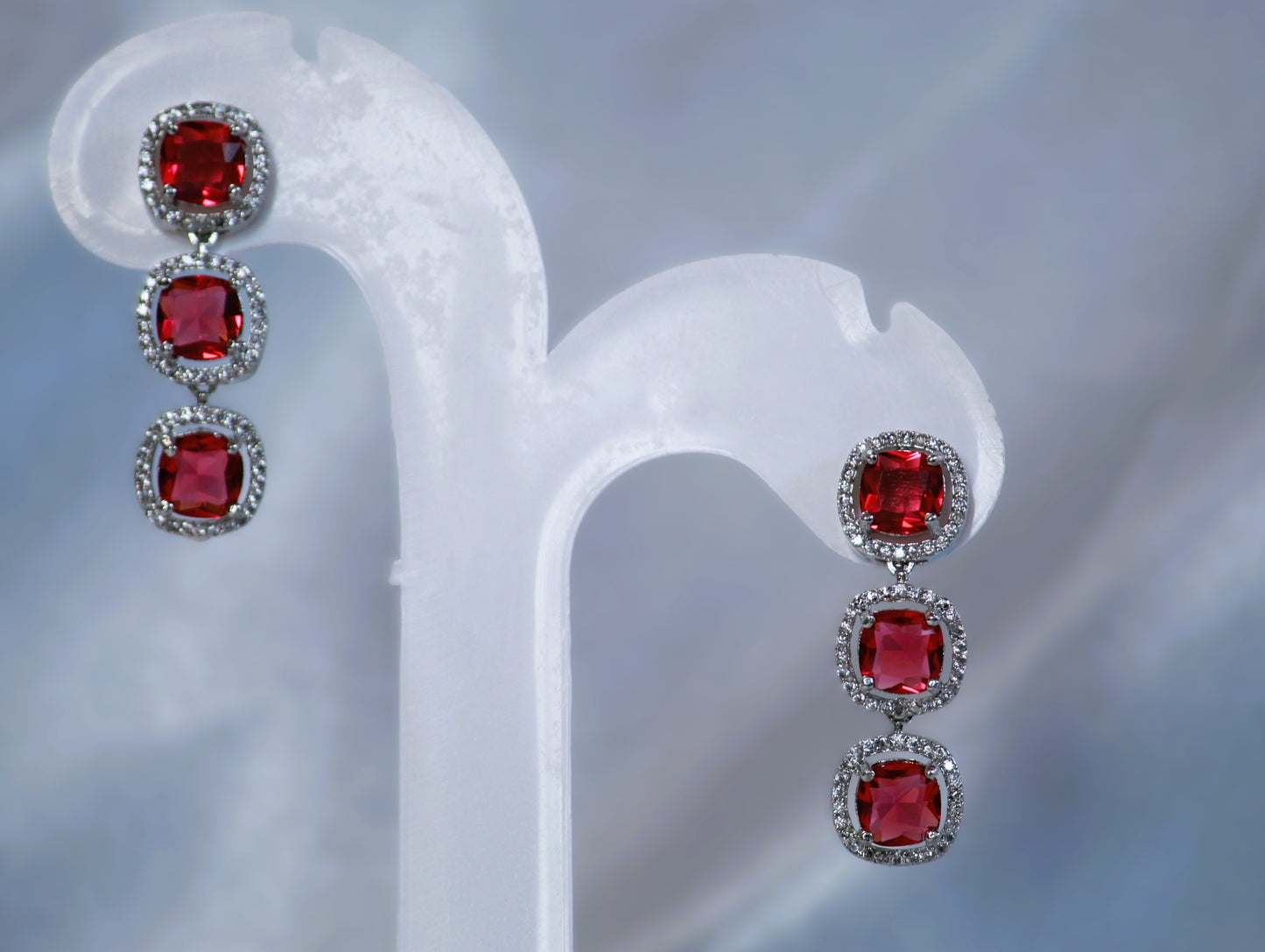 Ruby Nayna Zirconia Jewellery Set