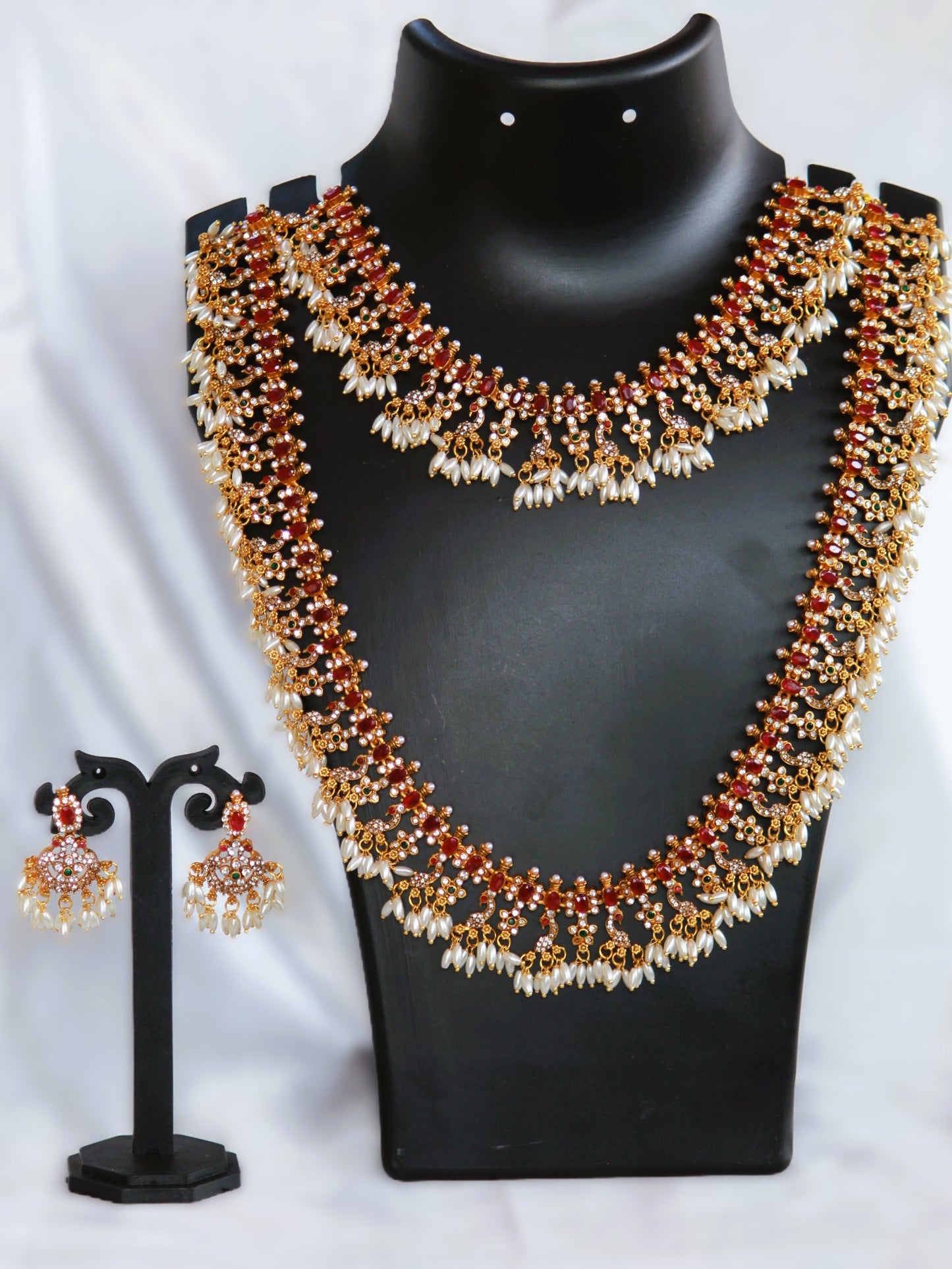 Golden Prutha Jewellery Set