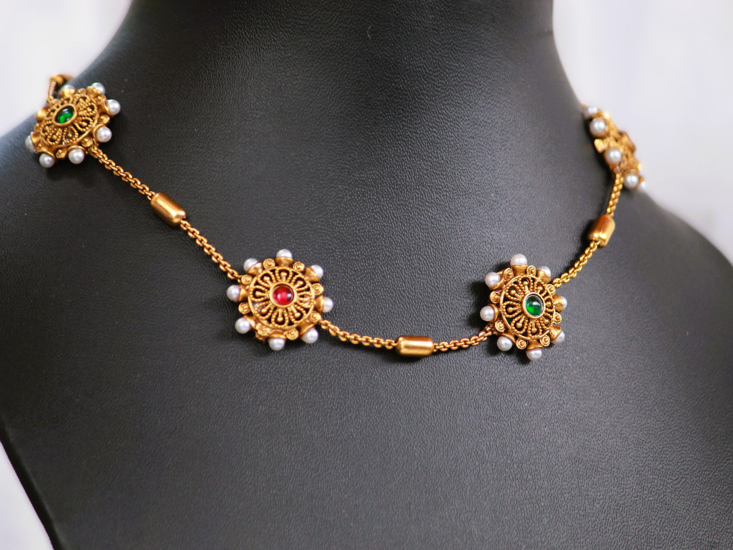 Multicolor Manushi Ethnic Jewellery Set