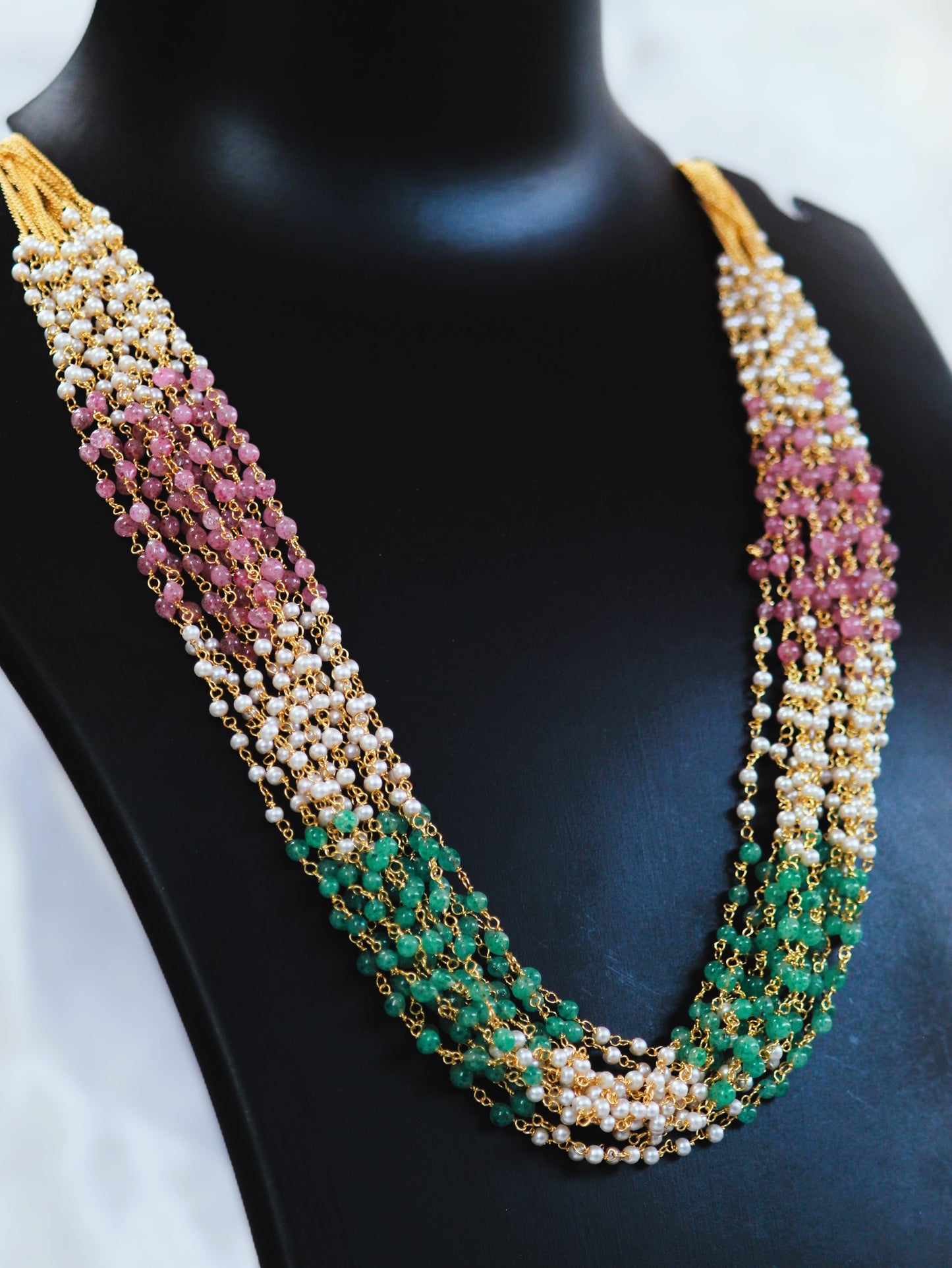 Multicolor Shreeyanka Layered Jewellery Set