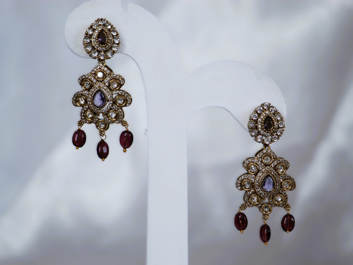 Purple Bhoomika Jewellery Set