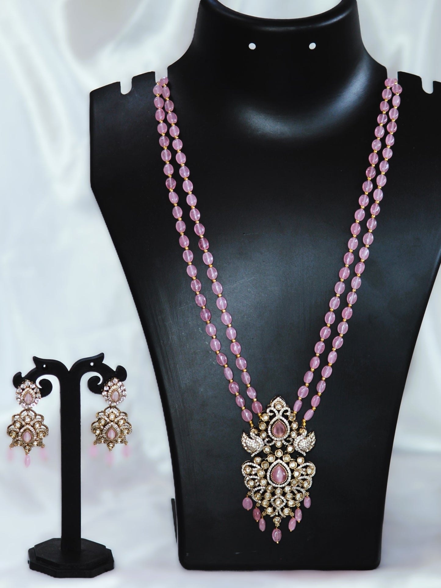 Pink Bhoomika Jewellery Set