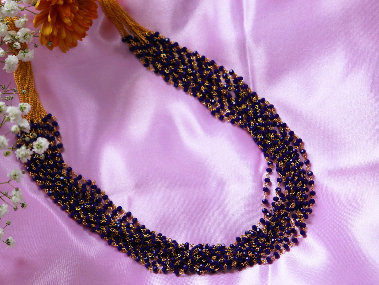 Royal Blue Dia Jewellery Set