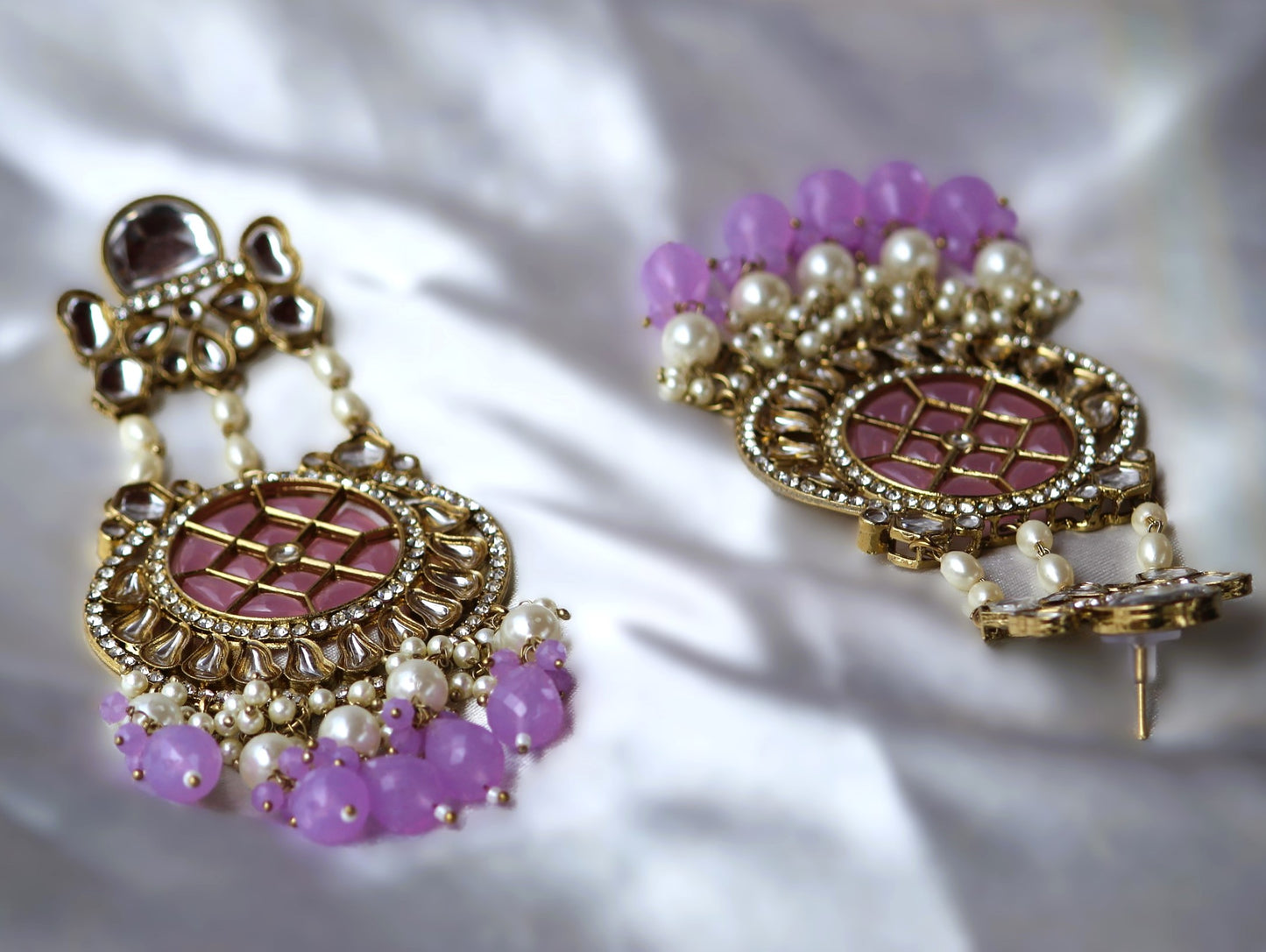 Lavender Aaravi Danglers