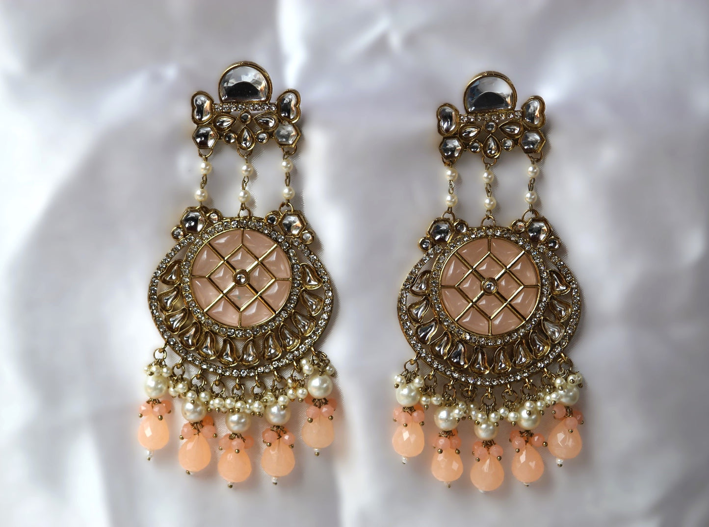 Orange Aaravi Danglers