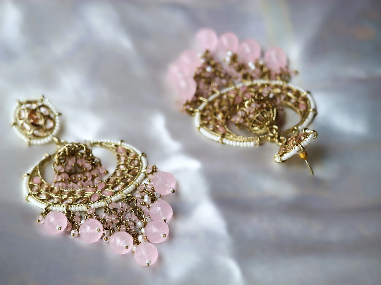 Blush Pink Tiana Chandbalis