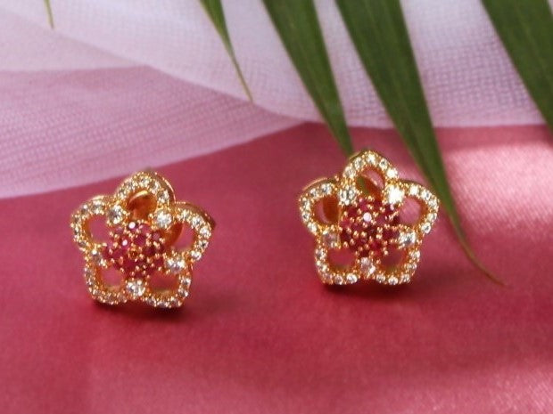 Pink Ipsita Studs