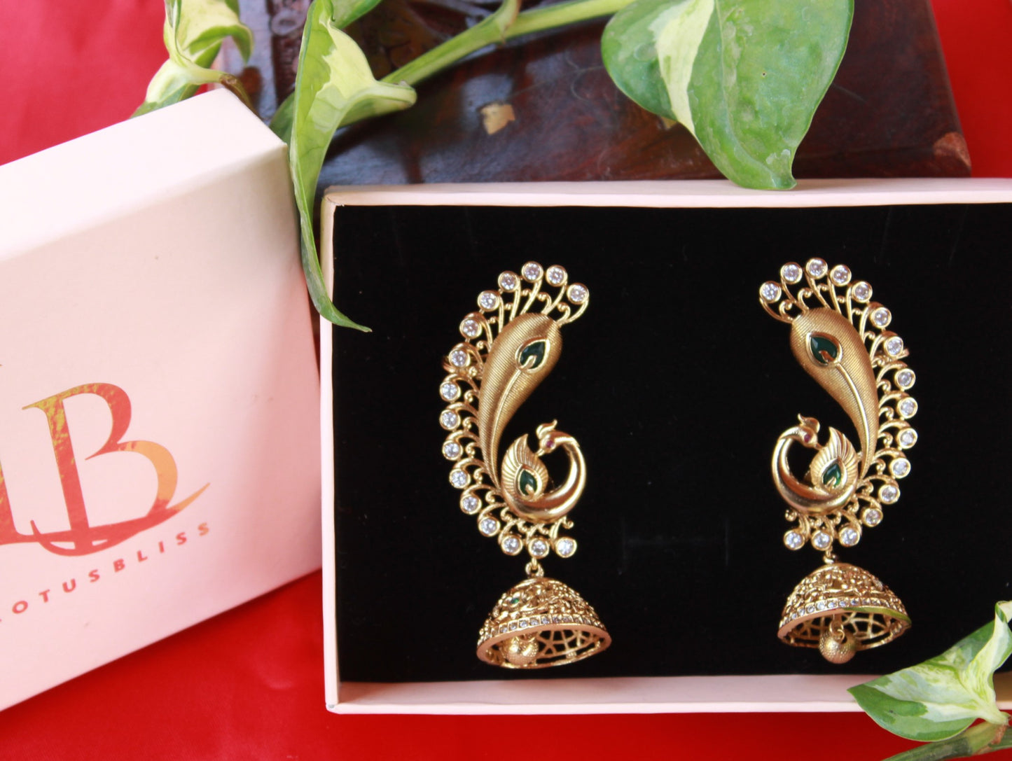 Golden Harika Bluetooth Jhumkis