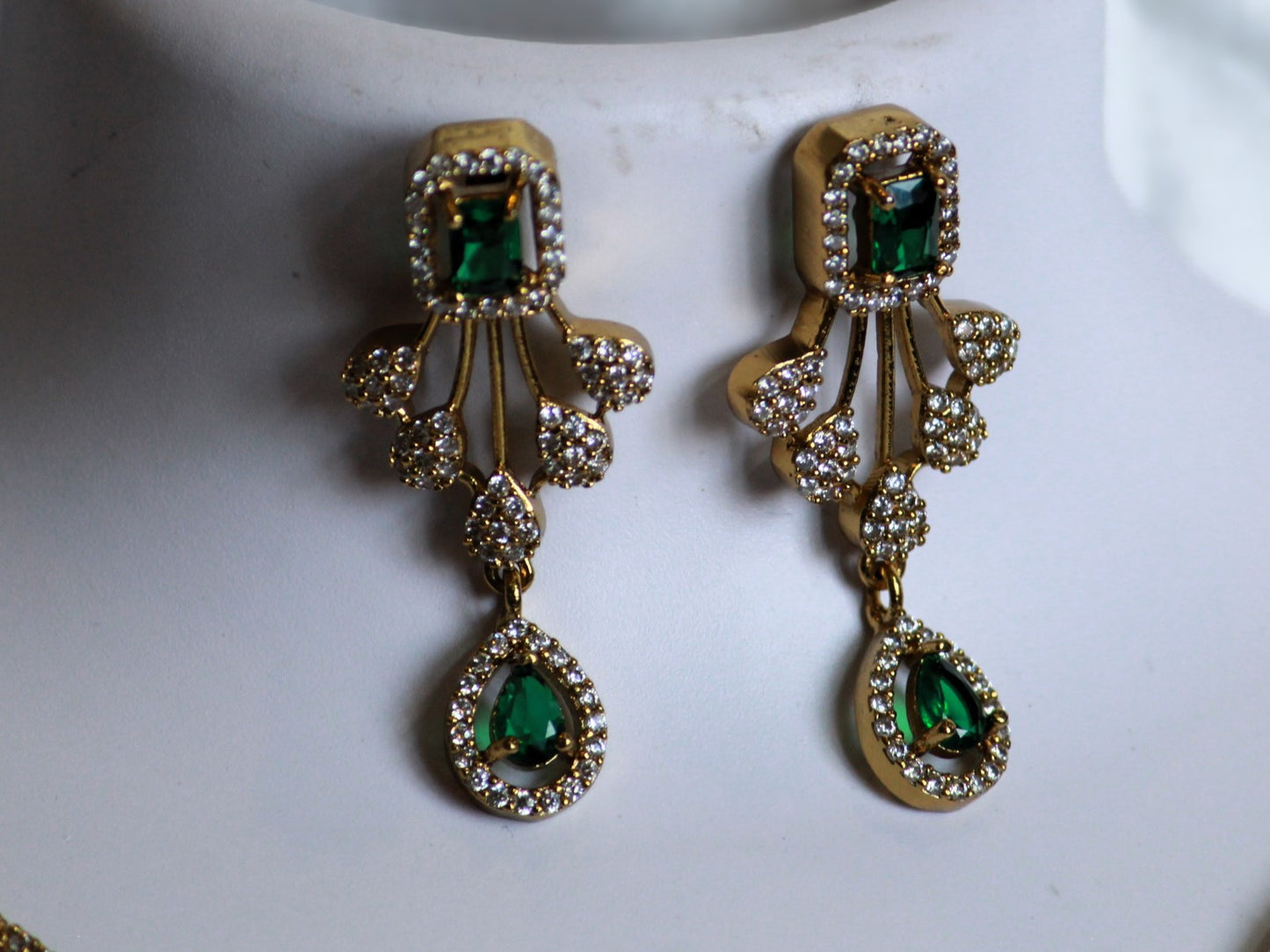 Green Raga Zirconia Hasli Set