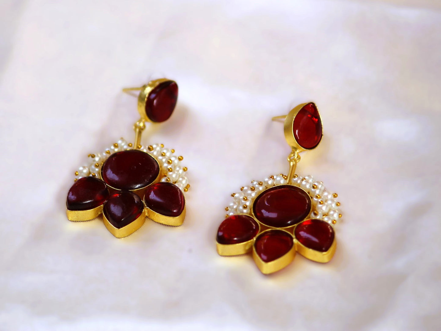 Maroon Keshika Danglers