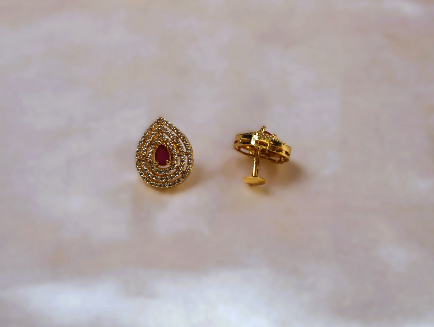 Pink Subhashini Studs