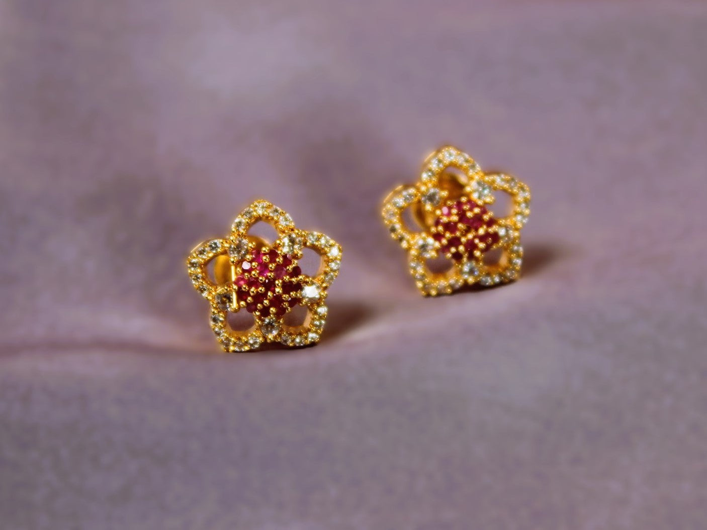 Pink Ipsita Studs