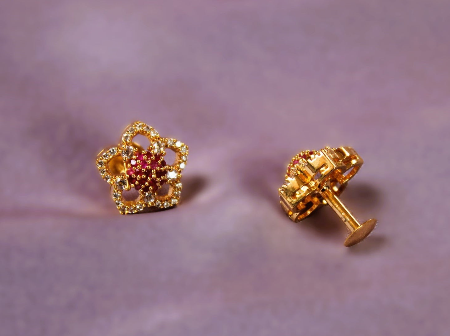 Pink Ipsita Studs