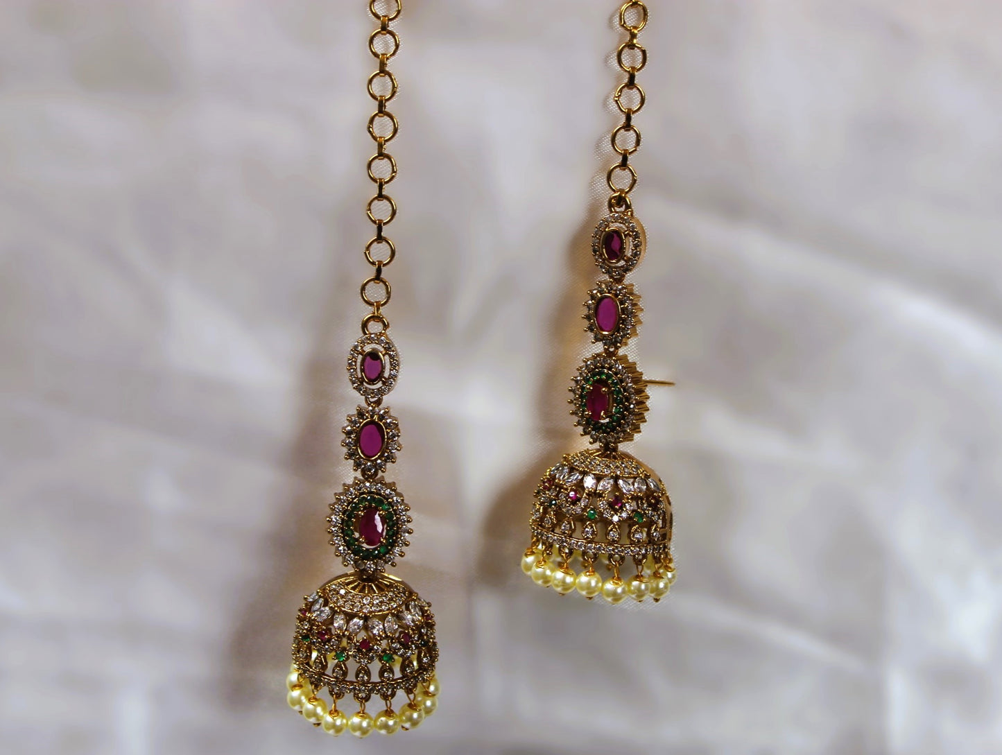 Golden Chaitalee Jhumkis