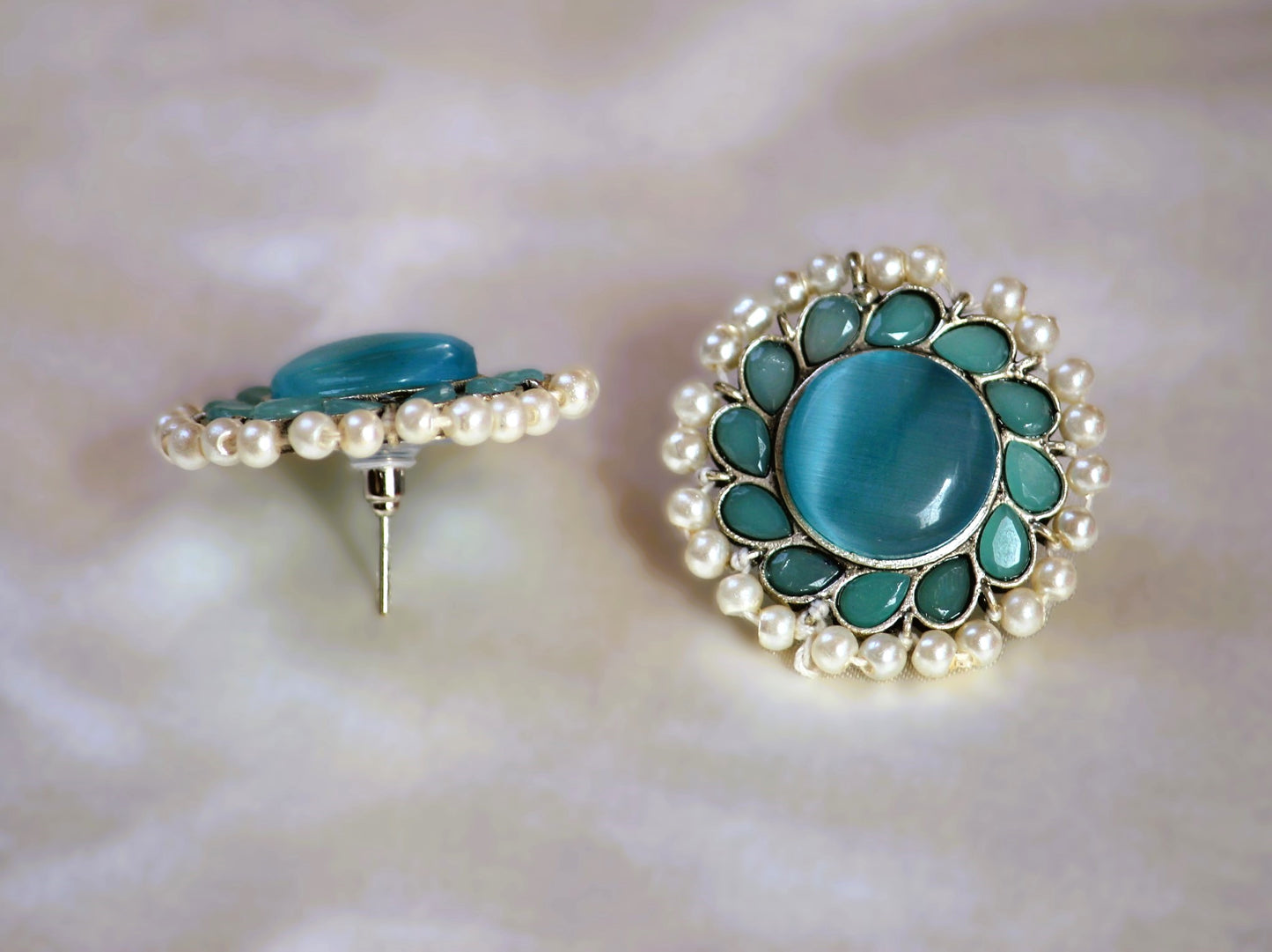 Sky Blue Niyati Studs