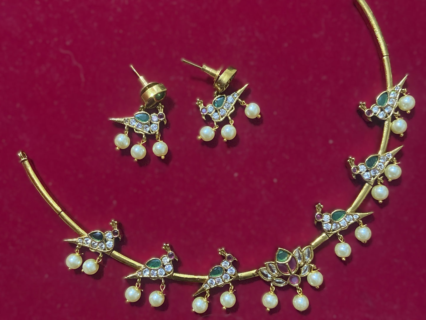 Multicolor Shivashvi Jewellery Set