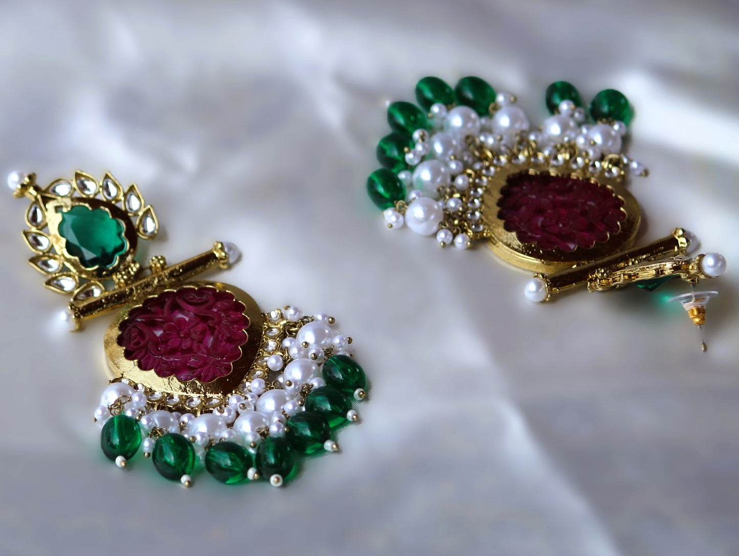 Rani Green Mayoori Danglers