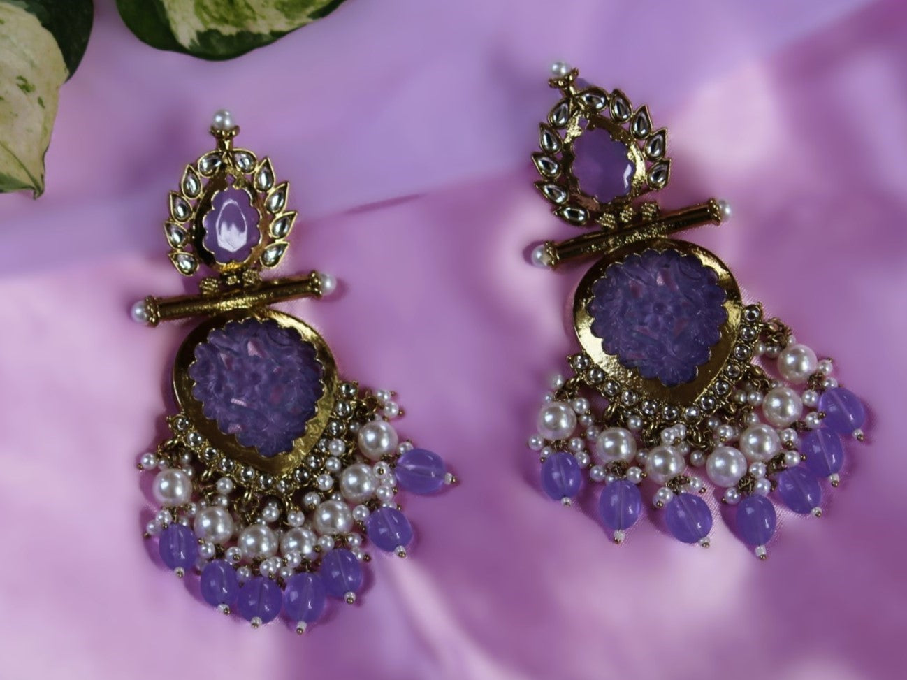 Lavender Mayoori Danglers