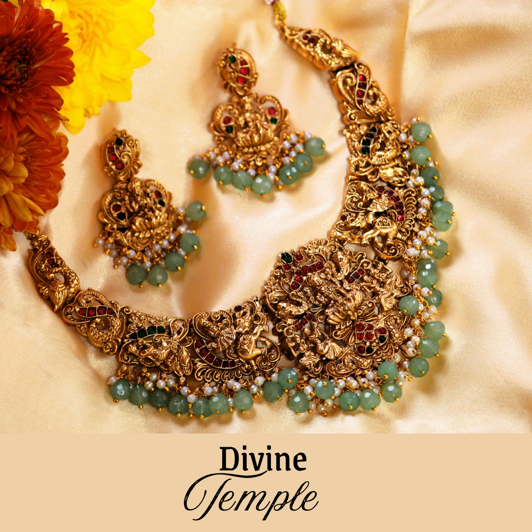 Temple Jewellery Set