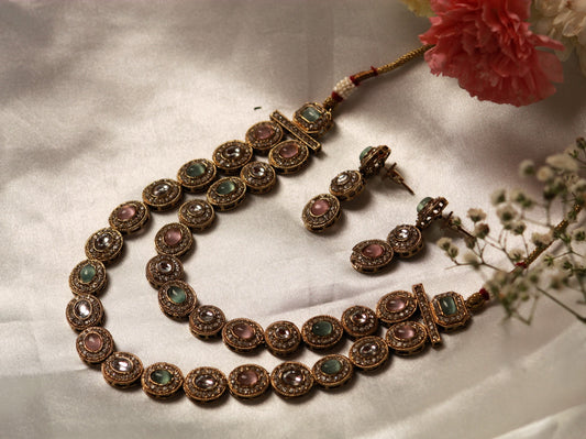 Ruby Pranjali Jewellery Set
