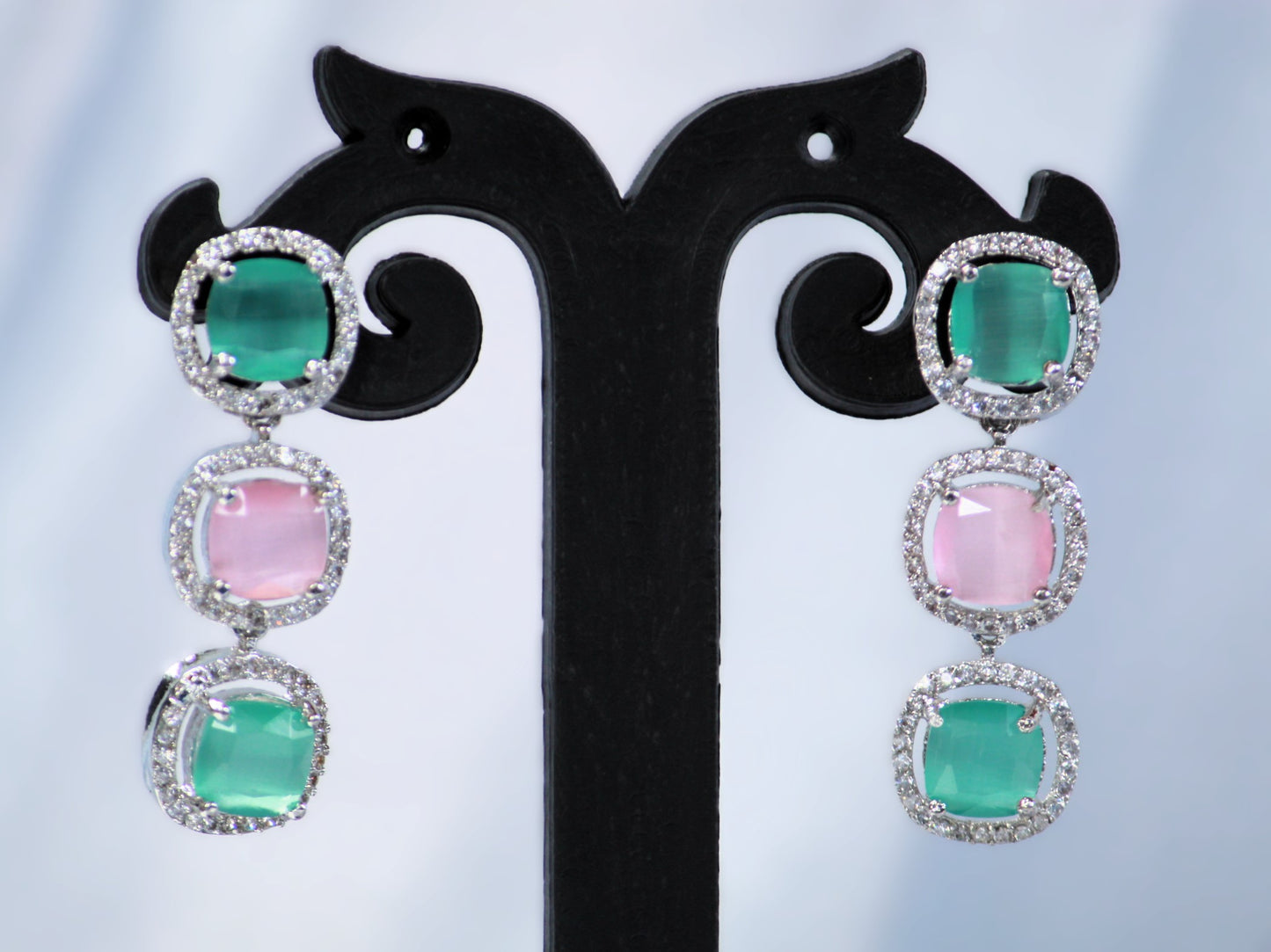 Multicolor Nayna Zirconia Jewellery Set