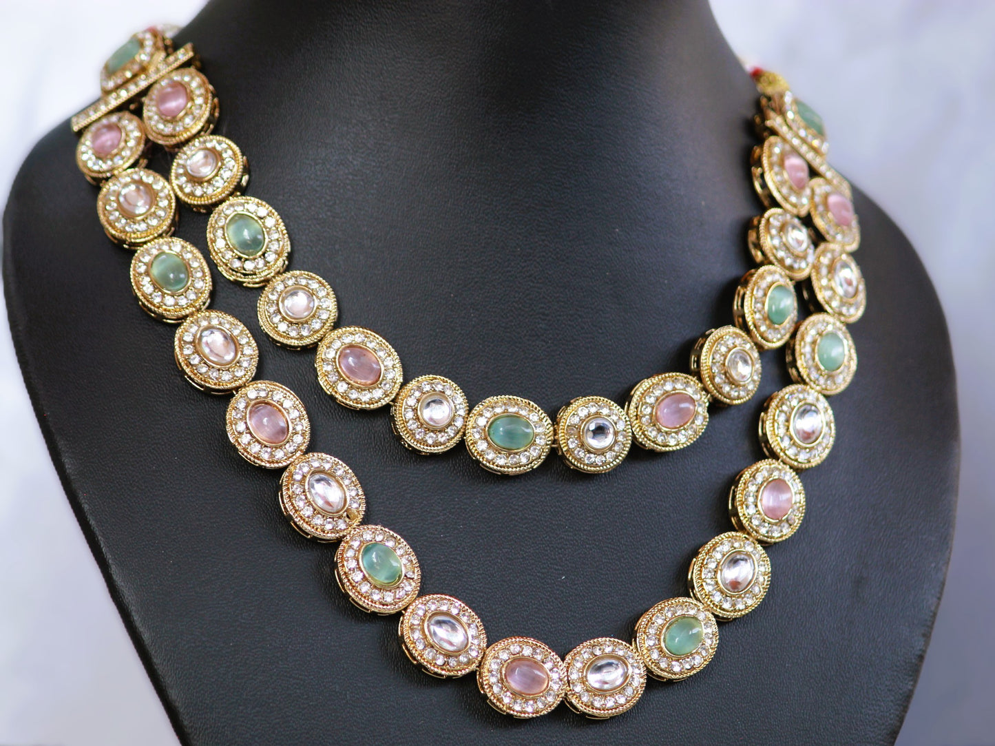 Ruby Pranjali Jewellery Set