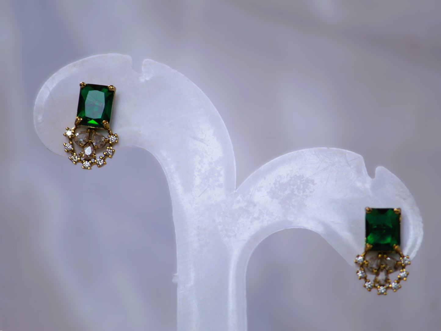 Green Vibha Zirconia Jewellery Set