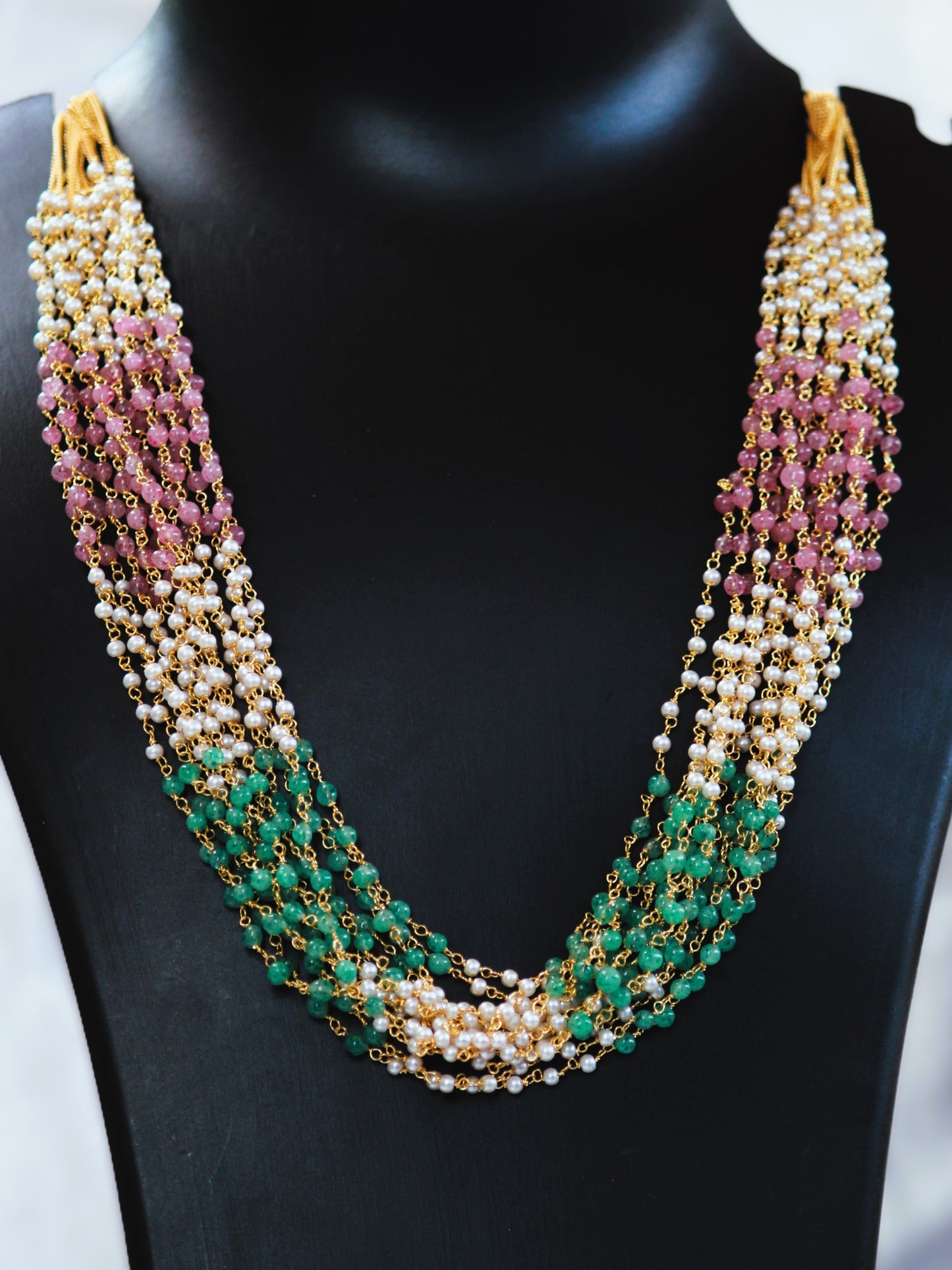 Multicolor Shreeyanka Layered Jewellery Set