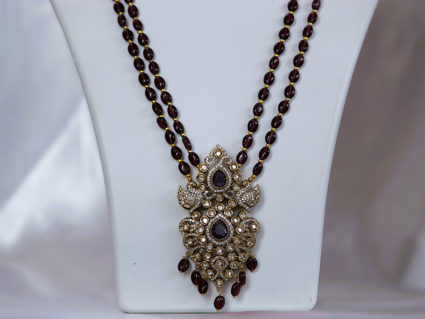Purple Bhoomika Jewellery Set
