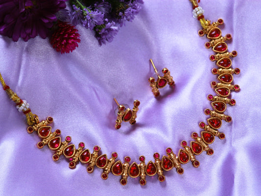 Kemp Ashitha Antique Jewellery Set