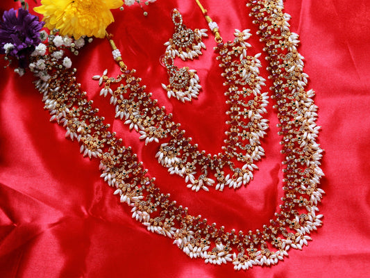 Golden Prutha Jewellery Set