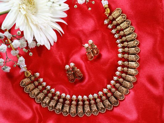 Golden Pradnya Jewellery Set