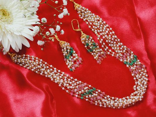 Multicolor Riya Layered Jewellery Set