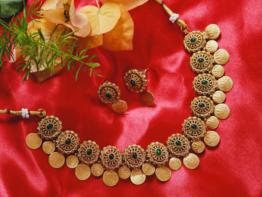 Golden Ramya Jewellery Set
