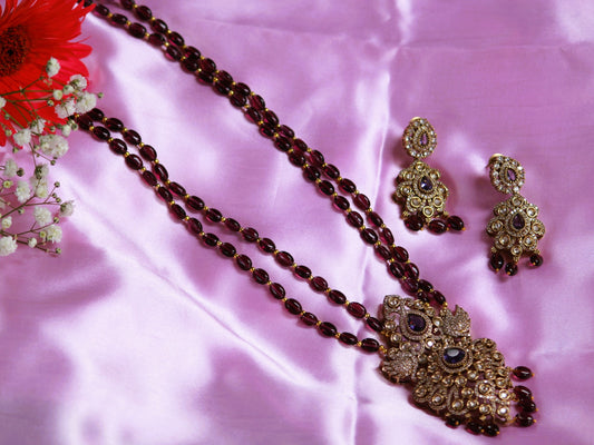 Purple Bhoomika Jewellery Set