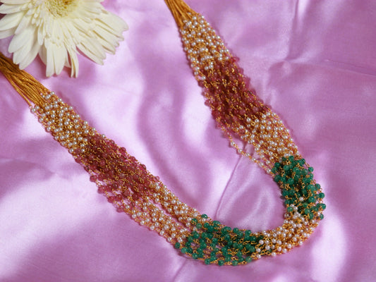 Multicolor Shreeyanka Layered Jewellery Set
