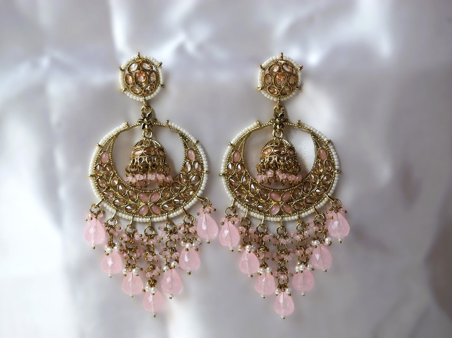 Blush Pink Tiana Chandbalis