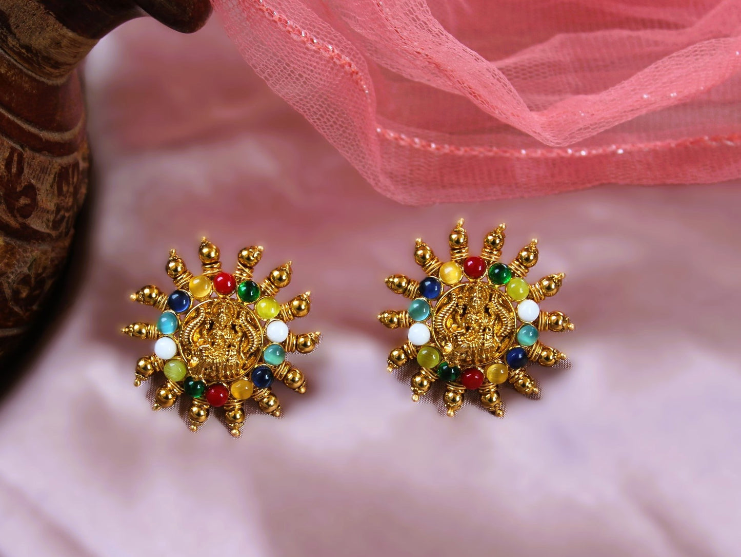 Multicolor Sanidhya Studs