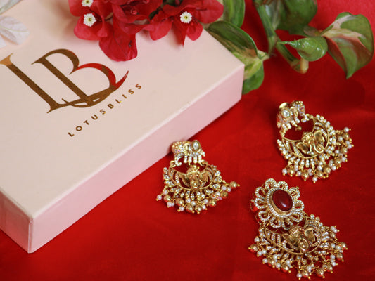 Ruby Gajanana Jewellery Set