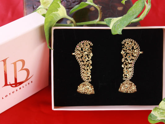 Golden Yogitha Bluetooth Jhumkis