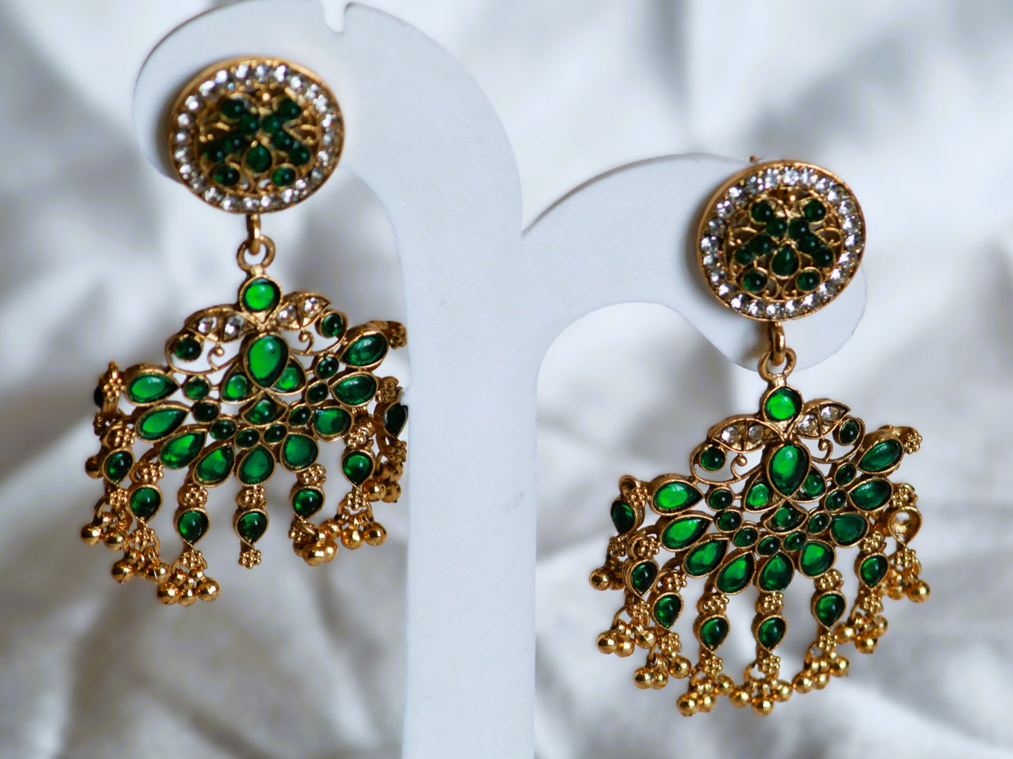 Green Mandara Choker Jewellery Set