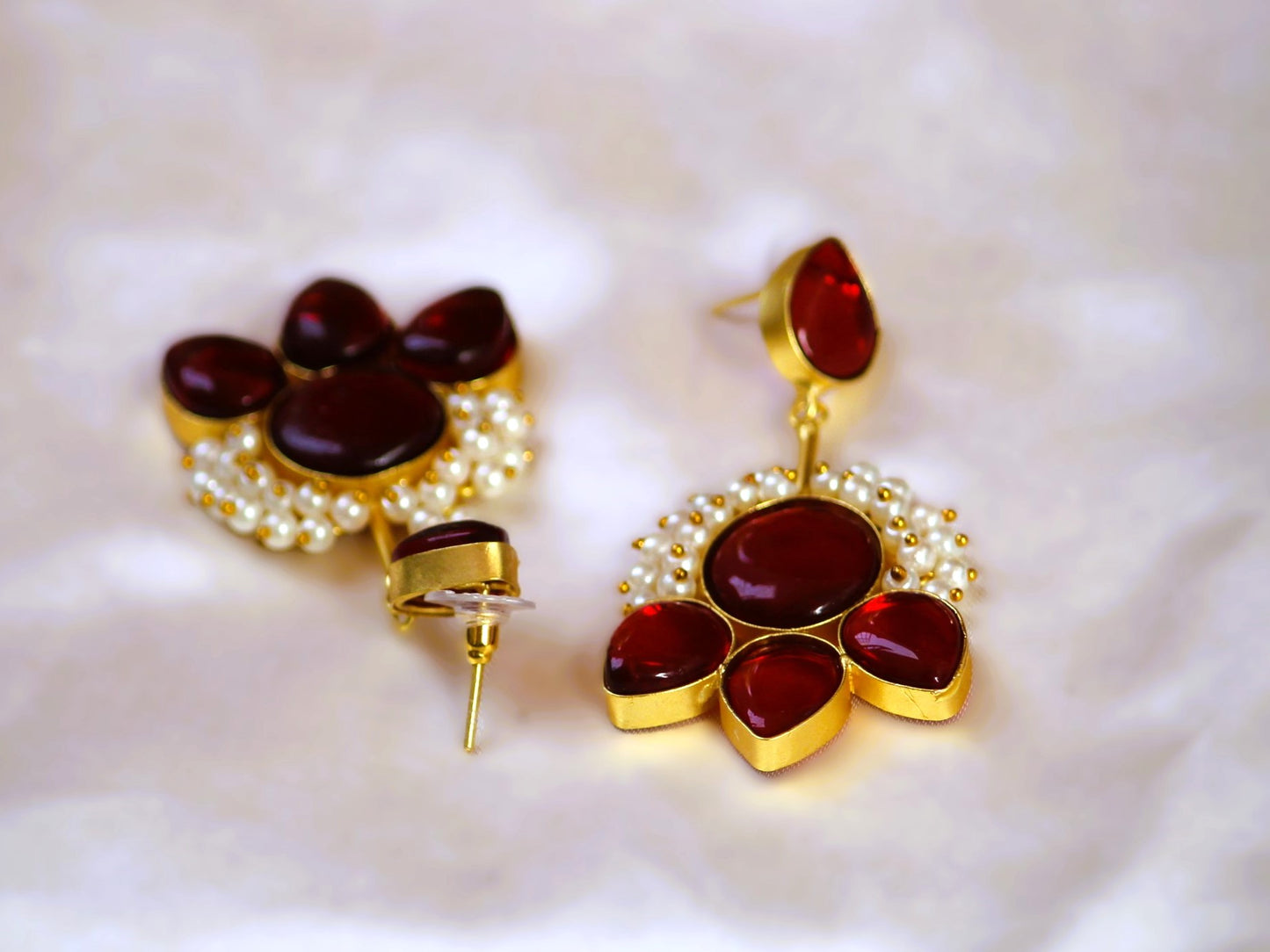 Maroon Keshika Danglers