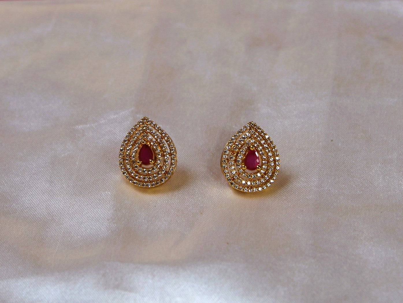 Pink Subhashini Studs