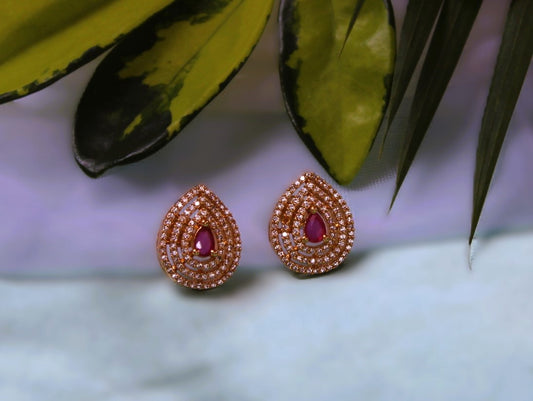 Pink Subhashini Studs