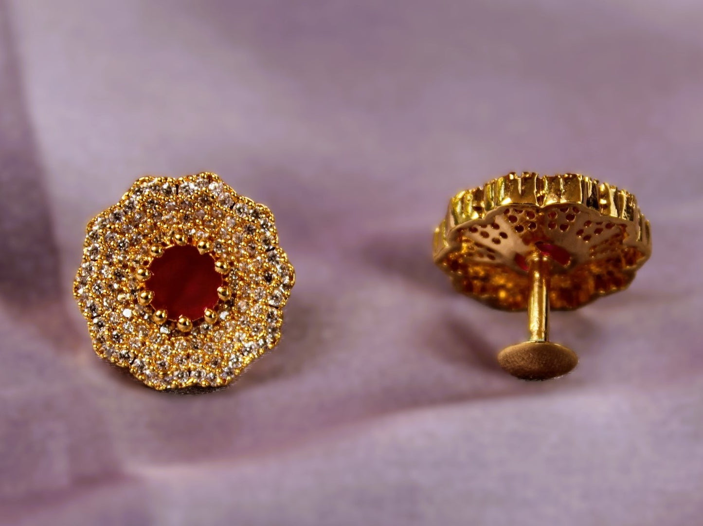 Pink Harshini Studs
