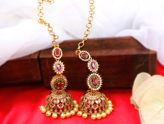 Golden Chaitalee Jhumkis