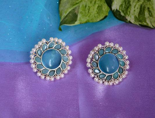 Sky Blue Niyati Studs